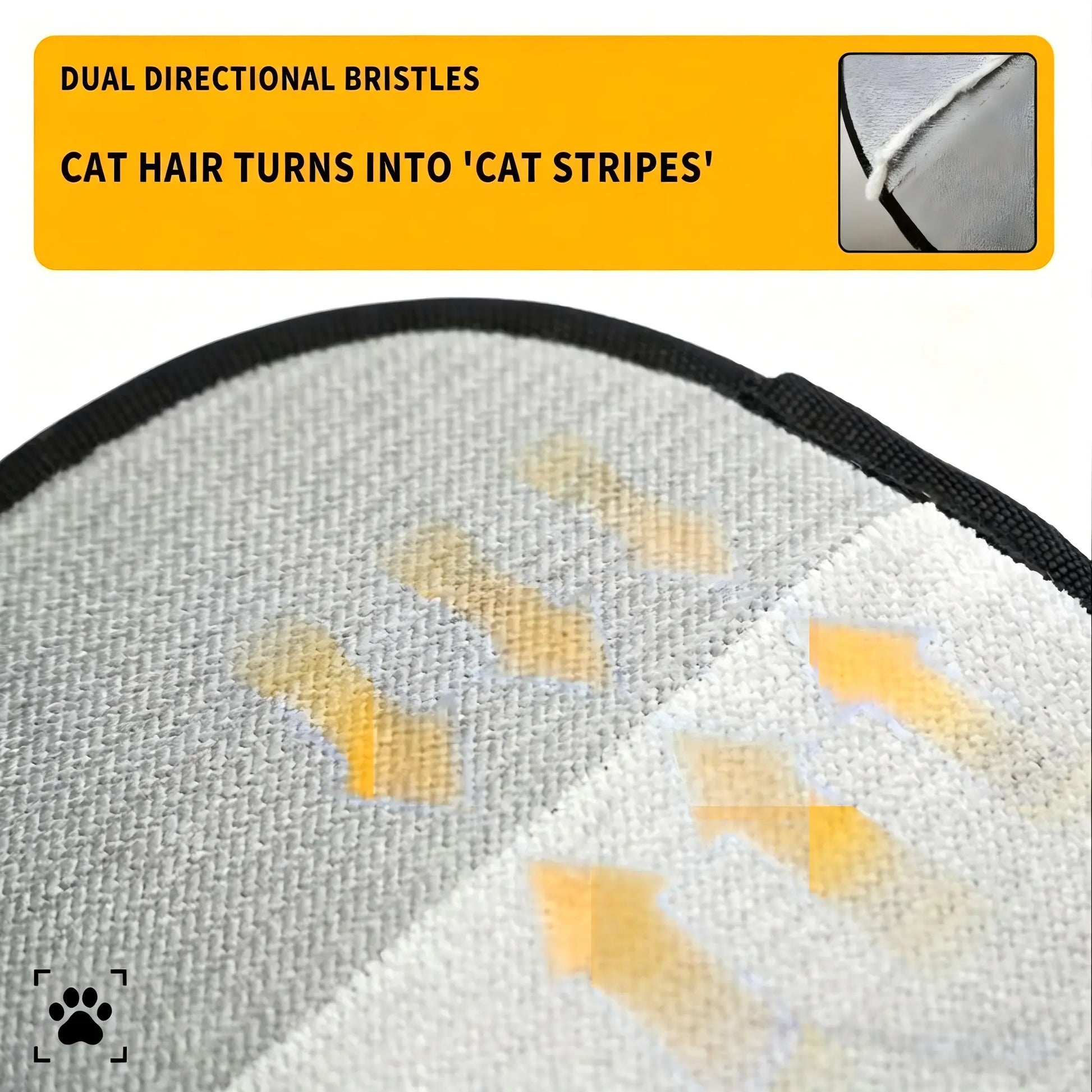 Electrostatic Pet Hair Remover Gloves - Dual-Sided Brush for Effective Cat and Dog Hair Removal from Furniture, Carpets, and Car Seats - Reusable Grooming Tool