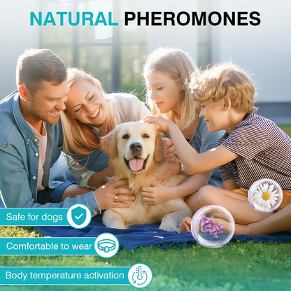 Pet Pulse Calming Collar for Dogs - 6 Pack Adjustable Pheromone Collars for Stress Relief and Separation Anxiety, 60 Days of Calm for Small, Medium, and Large Dogs, Waterproof Design, 25 Inch