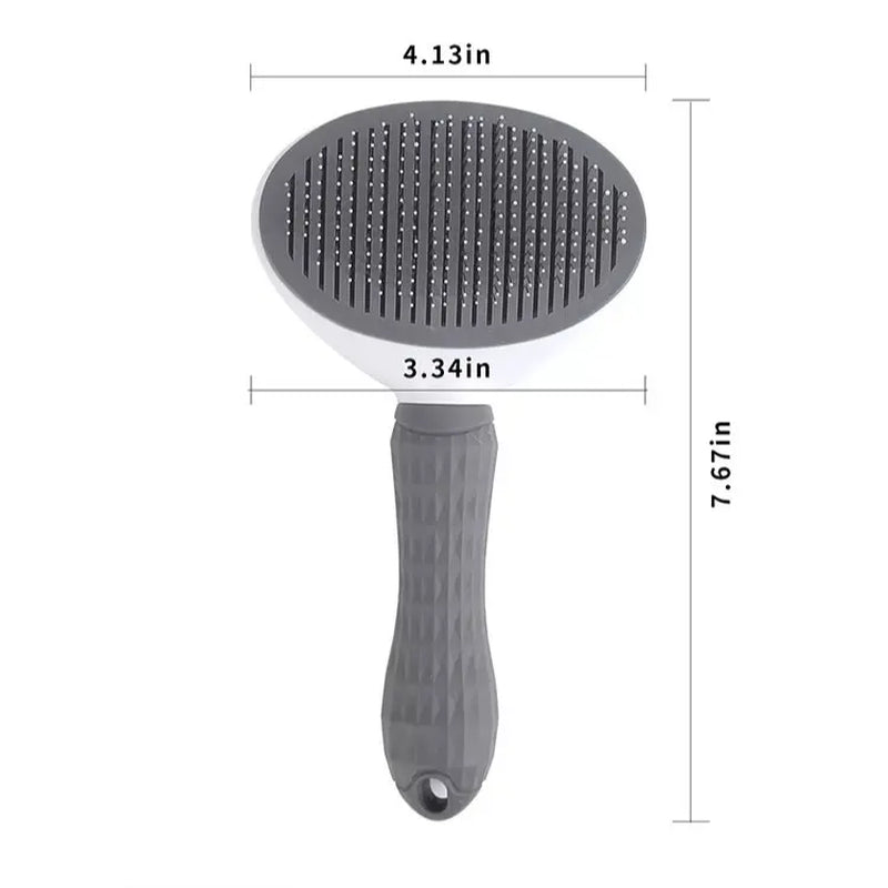 Professional Self-Cleaning Pet Hair Removal Comb for Cats and Dogs